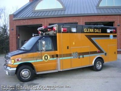 Glenn Dale Volunteer Fire Association Station 18 Ambulance 187 (ex Potomac Heights, MD)