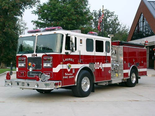 Laurel Volunteer Fire Department Station 10 Engine 104