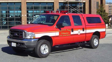 College Park Volunteer Fire Department Station 12 Foam Support Unit 12 &quot;First Due to the U, University of Maryland&quot;