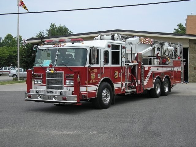 Bowie Volunteer Fire Department Station 39 &quot;Belair&quot; Tower Ladder 39 