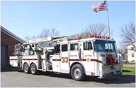 Kentland Volunteer Fire Department Station 33 Tower Ladder 33